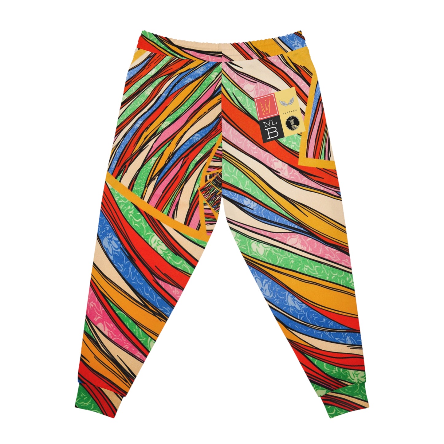 NLB VINTAGE "NLB MUSE" ×BOMBA X× Athletic Joggers (AOP)