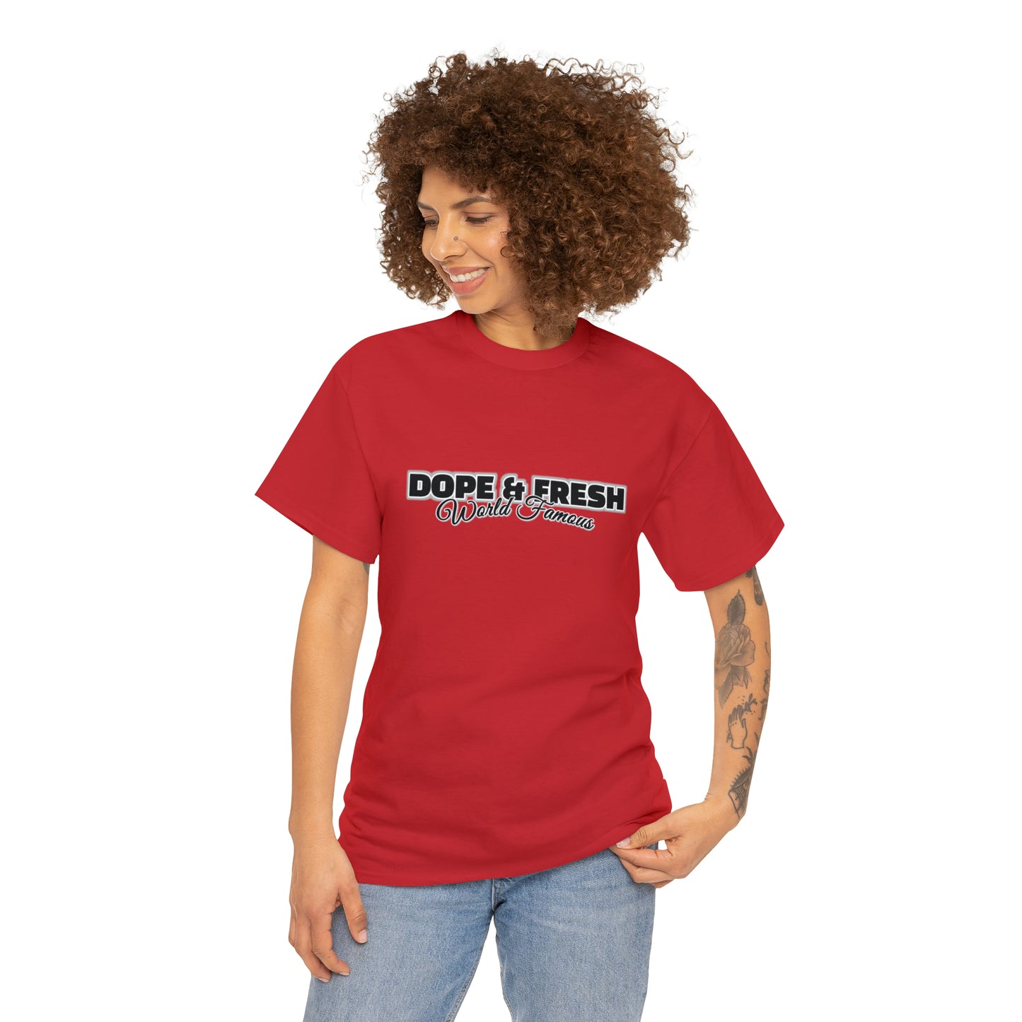 NLB VINTAGE "D&FWF" Unisex Heavy Cotton Tee