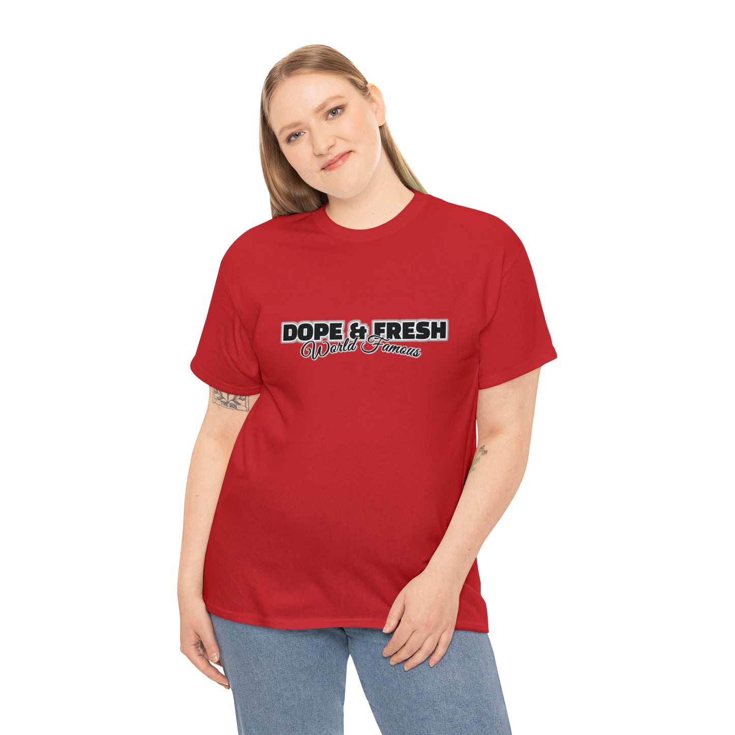 NLB VINTAGE "D&FWF" Unisex Heavy Cotton Tee