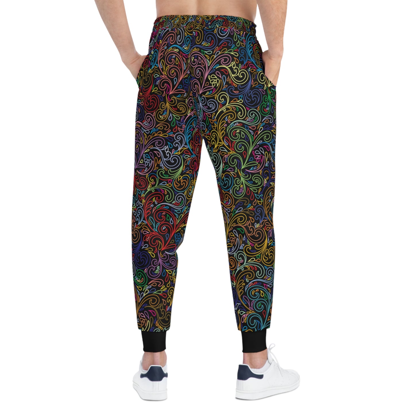 NLB VINTAGE "D&FWF" ×TRUE2× Athletic Joggers (AOP) Printify