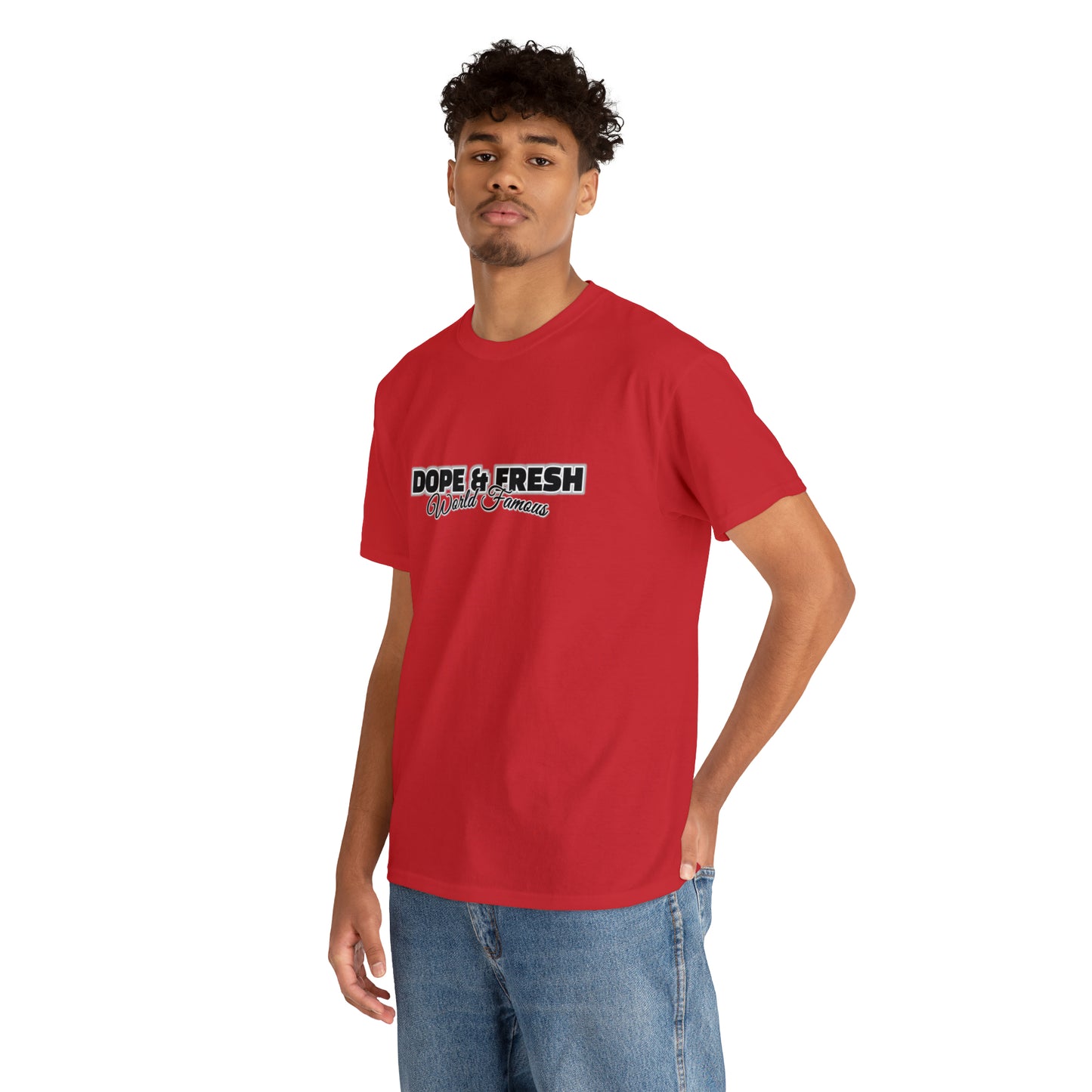 NLB VINTAGE "D&FWF" Unisex Heavy Cotton Tee