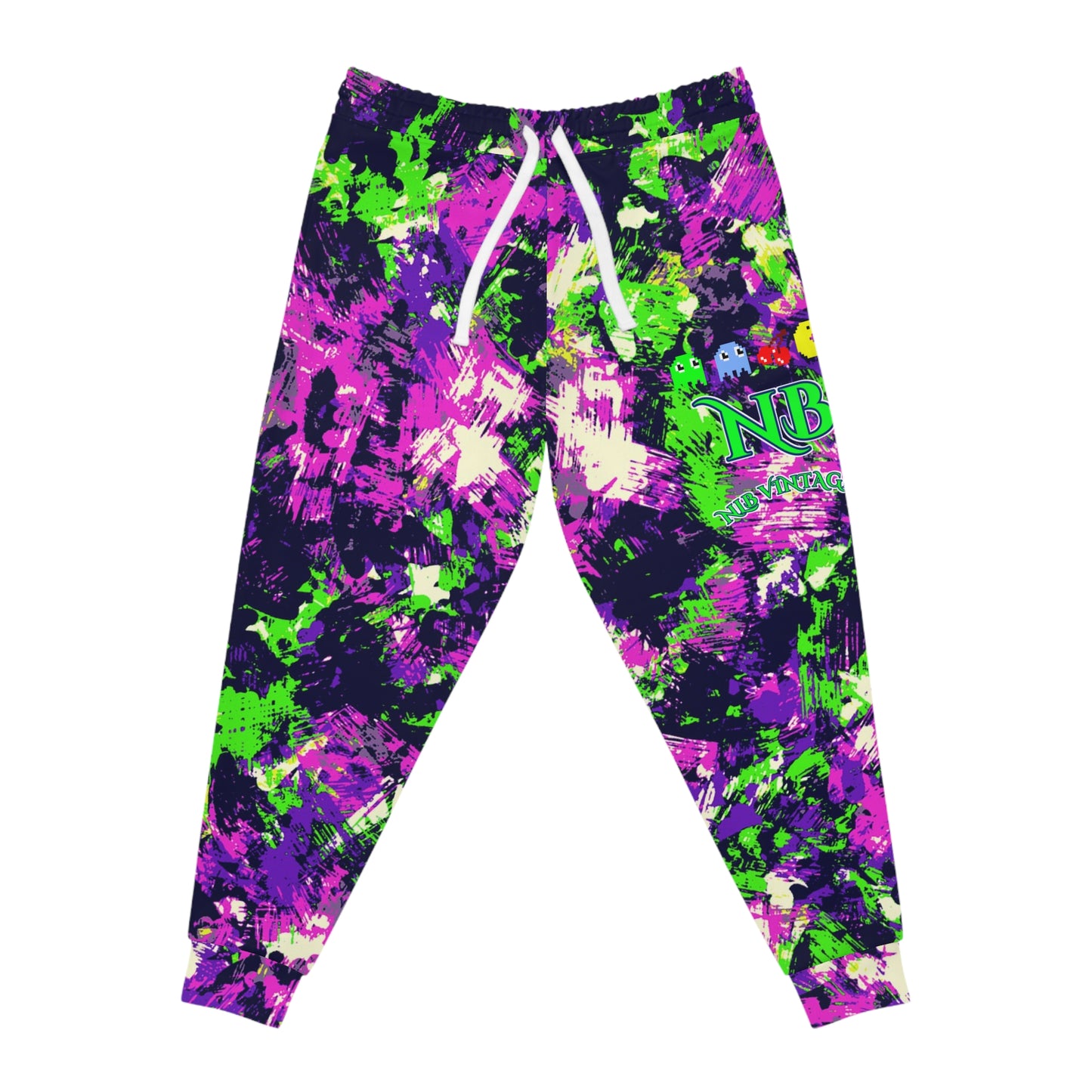 NLB VINTAGE "PACMAN" Athletic Joggers (AOP) Printify