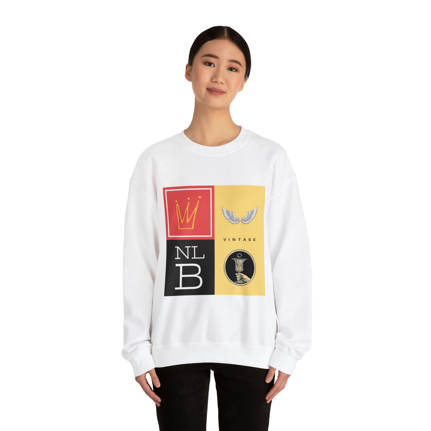 NLB VINTAGE "PRESTIGE" Heavy Blend™ Crewneck Sweatshirt