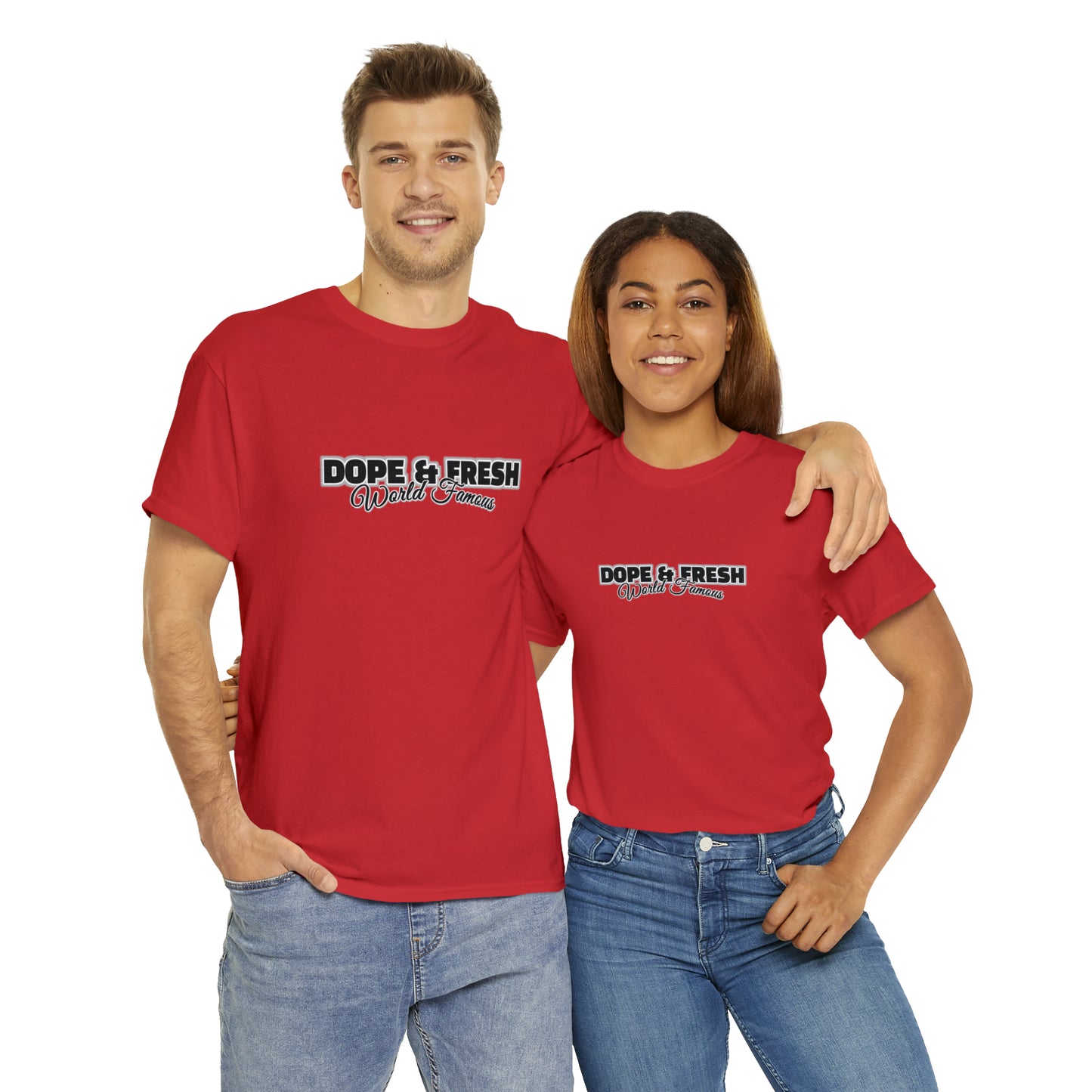 NLB VINTAGE "D&FWF" Unisex Heavy Cotton Tee
