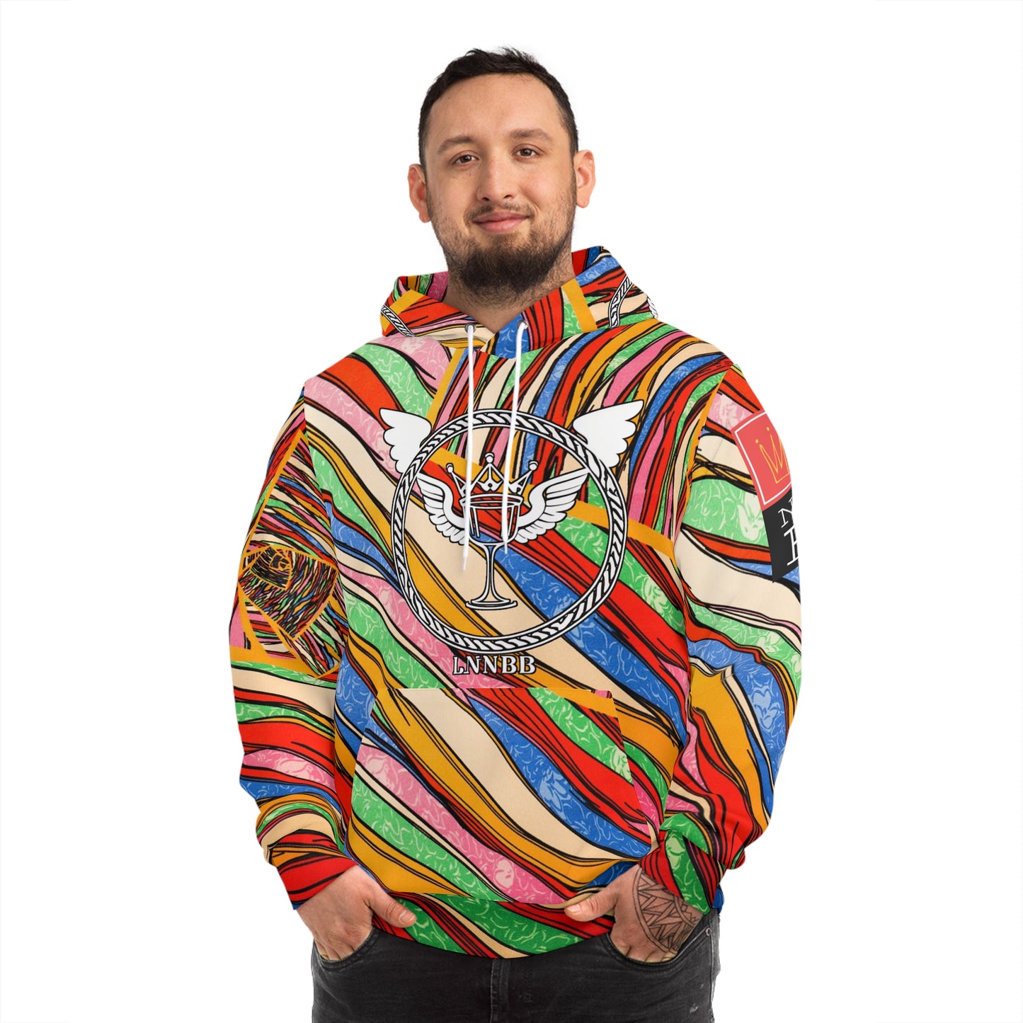NLB VINTAGE "NLB MUSE" ×BOMBA X× Fashion Hoodie (AOP)
