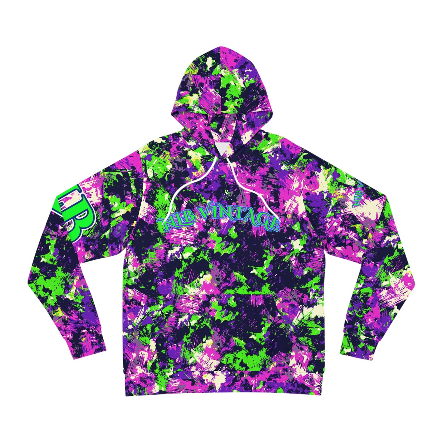 NLB VINTAGE "PACMAN" Fashion Hoodie (AOP) Printify