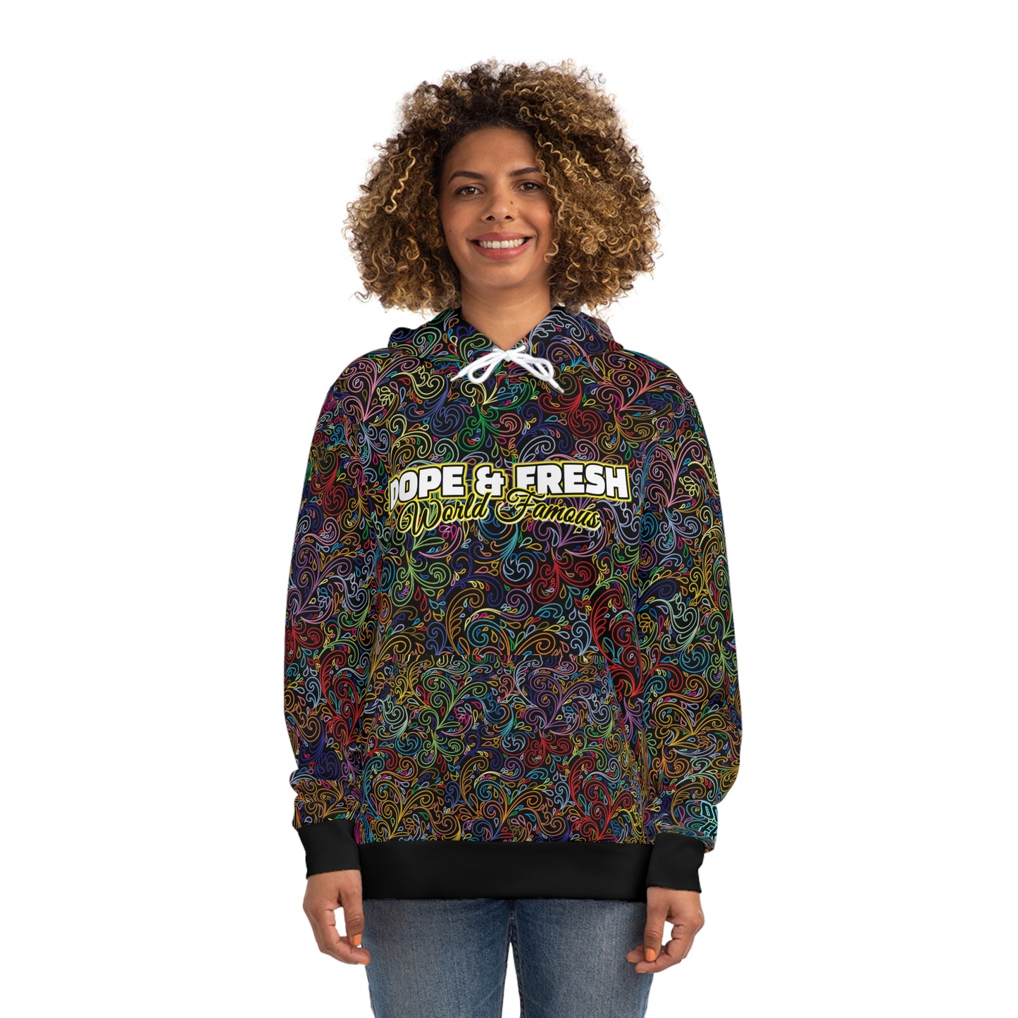 NLB VINTAGE "D&FWF" ×True2× Fashion Hoodie (AOP) Printify