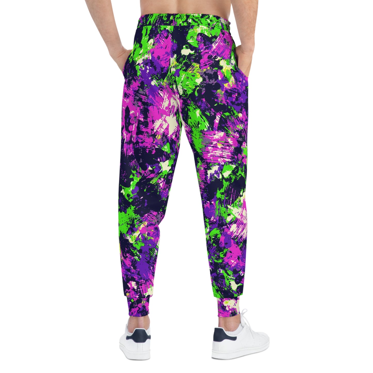 NLB VINTAGE "PACMAN" Athletic Joggers (AOP) Printify
