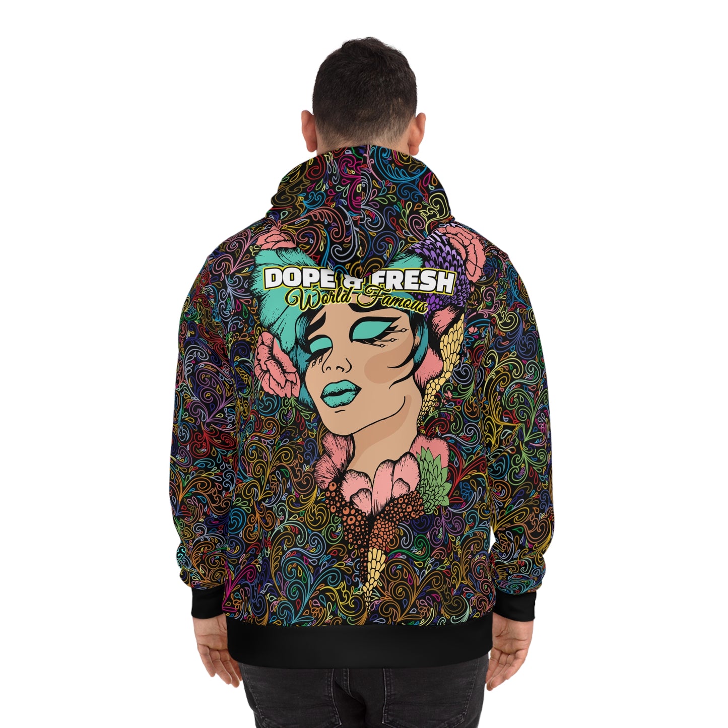NLB VINTAGE "D&FWF" ×True2× Fashion Hoodie (AOP) Printify