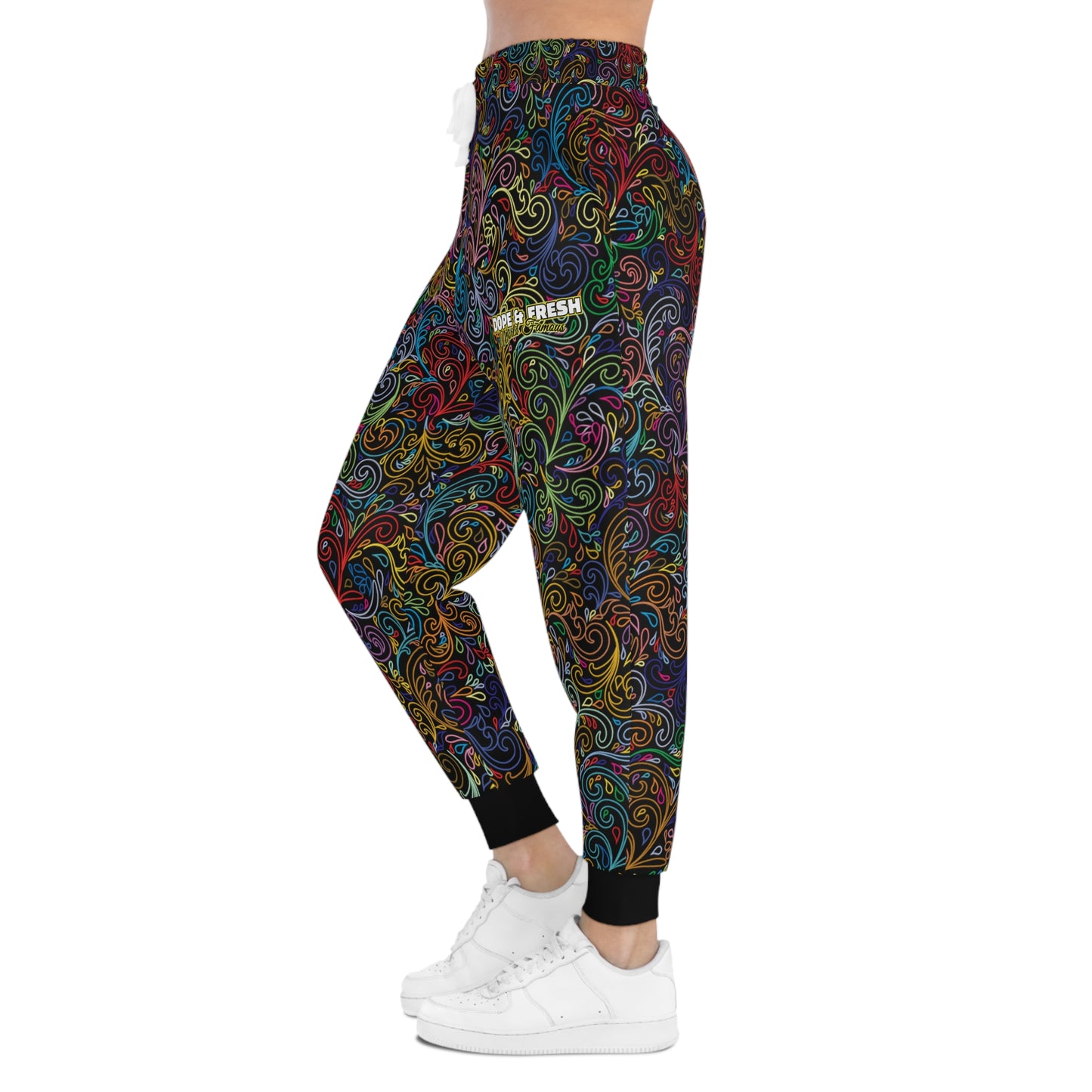 NLB VINTAGE "D&FWF" ×TRUE2× Athletic Joggers (AOP) Printify