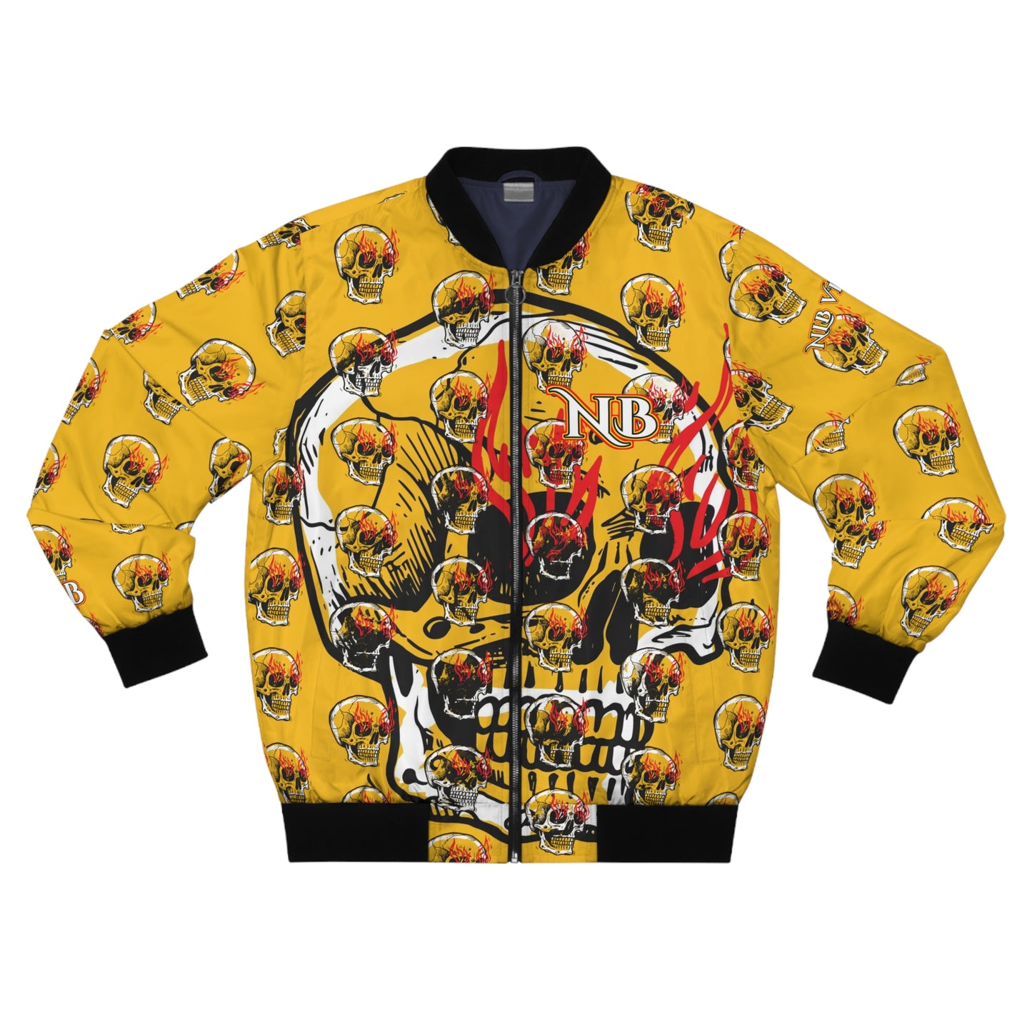 NLB VINTAGE "HOTHEAD" Men's Bomber Jacket (AOP) Printify