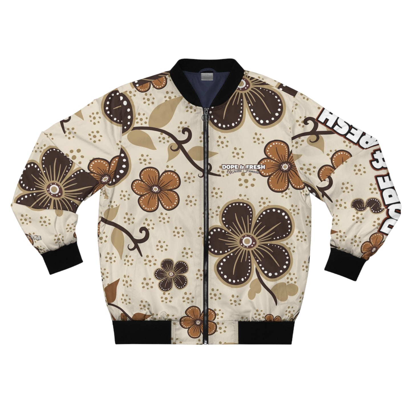 NLB VINTAGE "D&FWF" Men's Bomber Jacket (AOP)