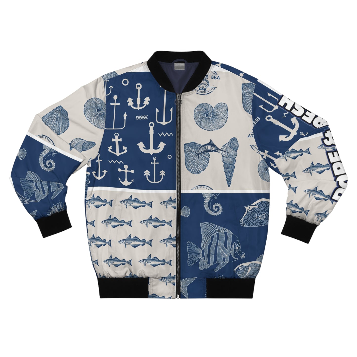 NLB VINTAGE "D&FWF" ×Swordfish× Men's Bomber Jacket (AOP) Printify