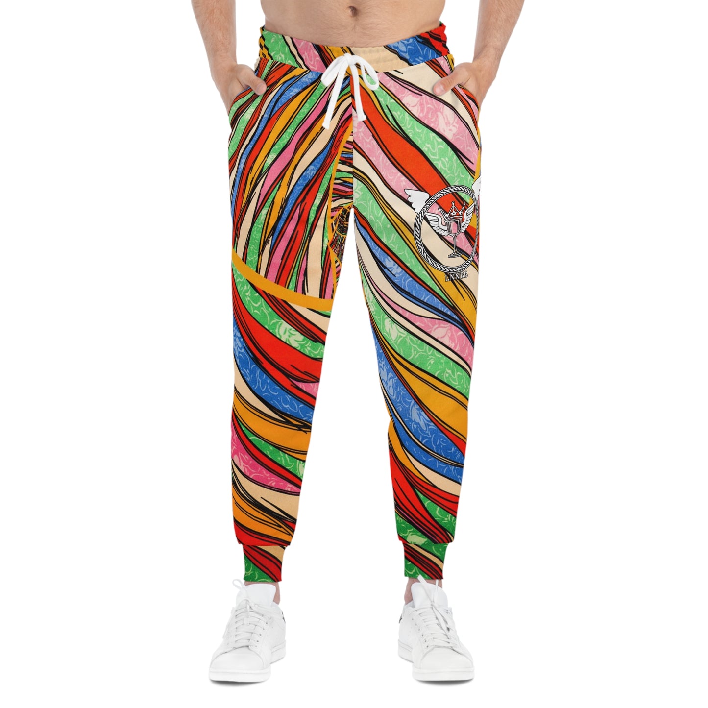 NLB VINTAGE "NLB MUSE" ×BOMBA X× Athletic Joggers (AOP)