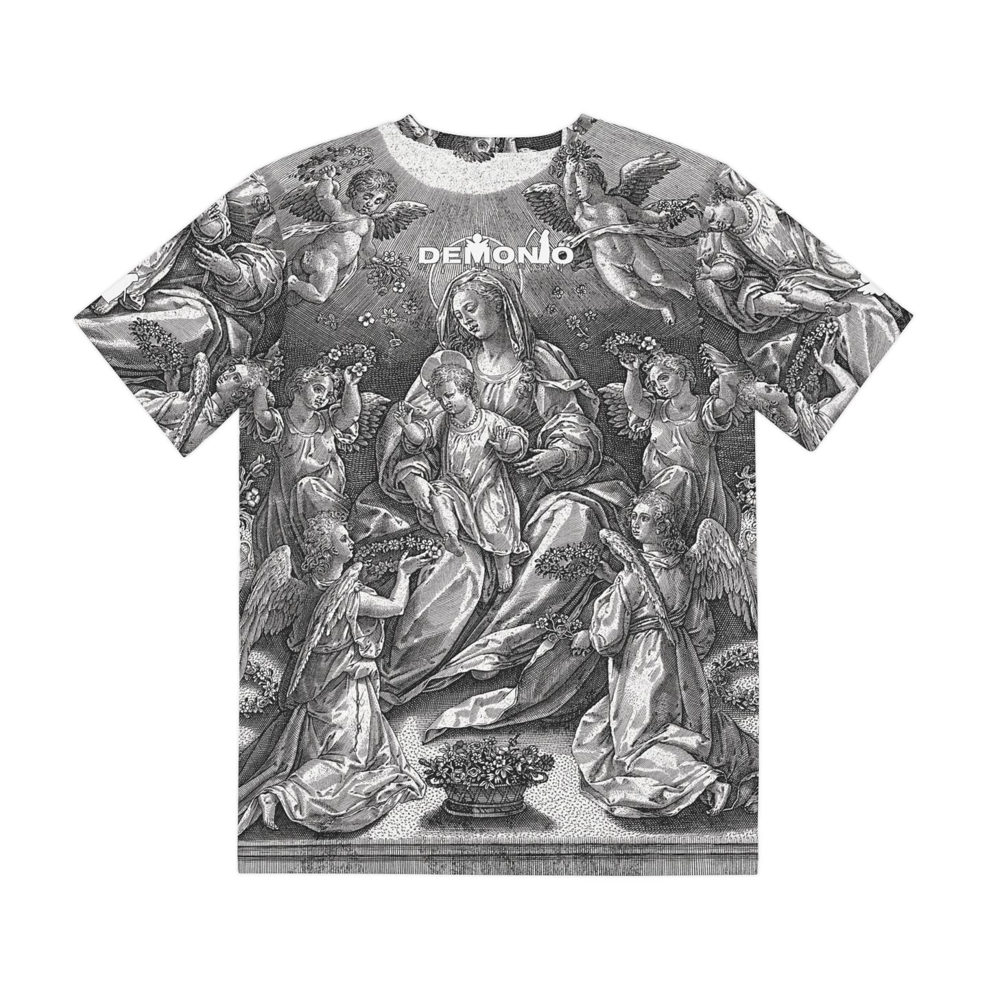 NLB VINTAGE "DEMONIO" Men's Polyester Tee (AOP) Printify