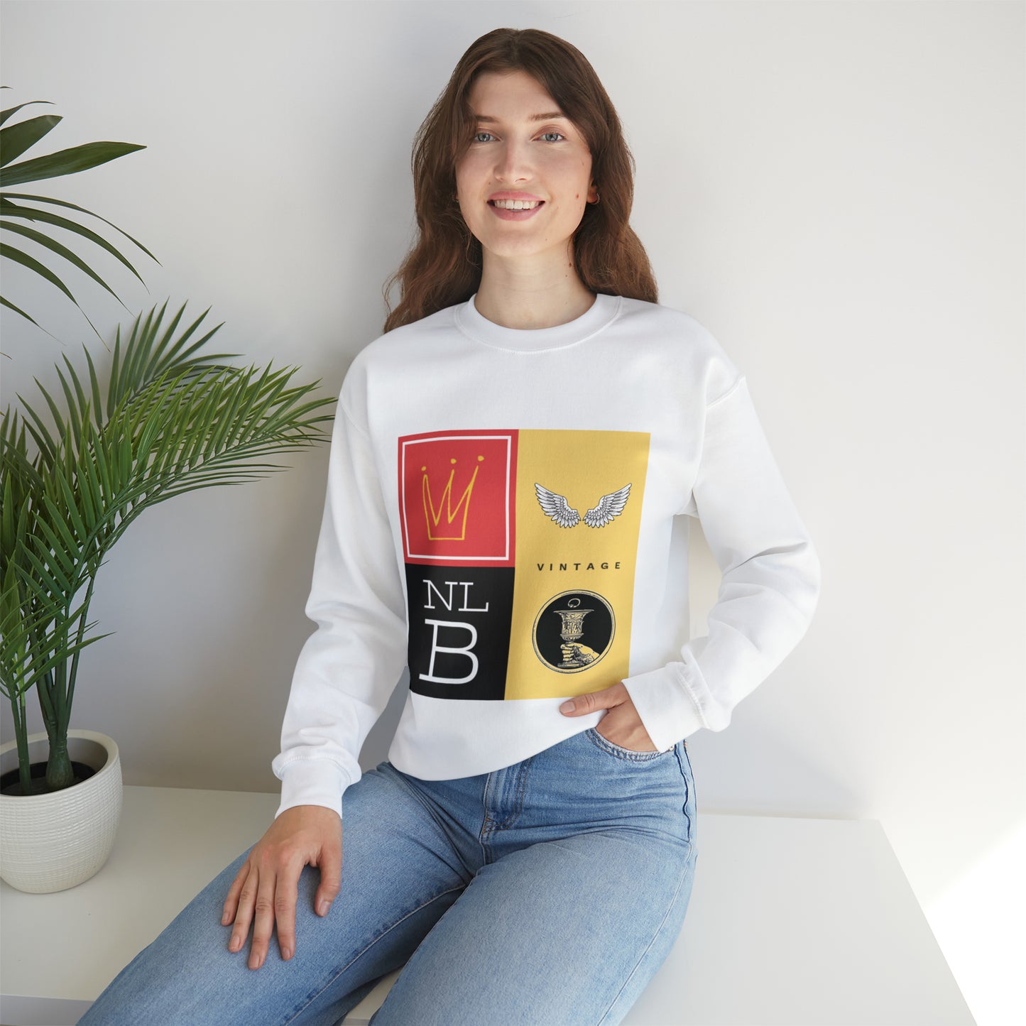 NLB VINTAGE "PRESTIGE" Heavy Blend™ Crewneck Sweatshirt