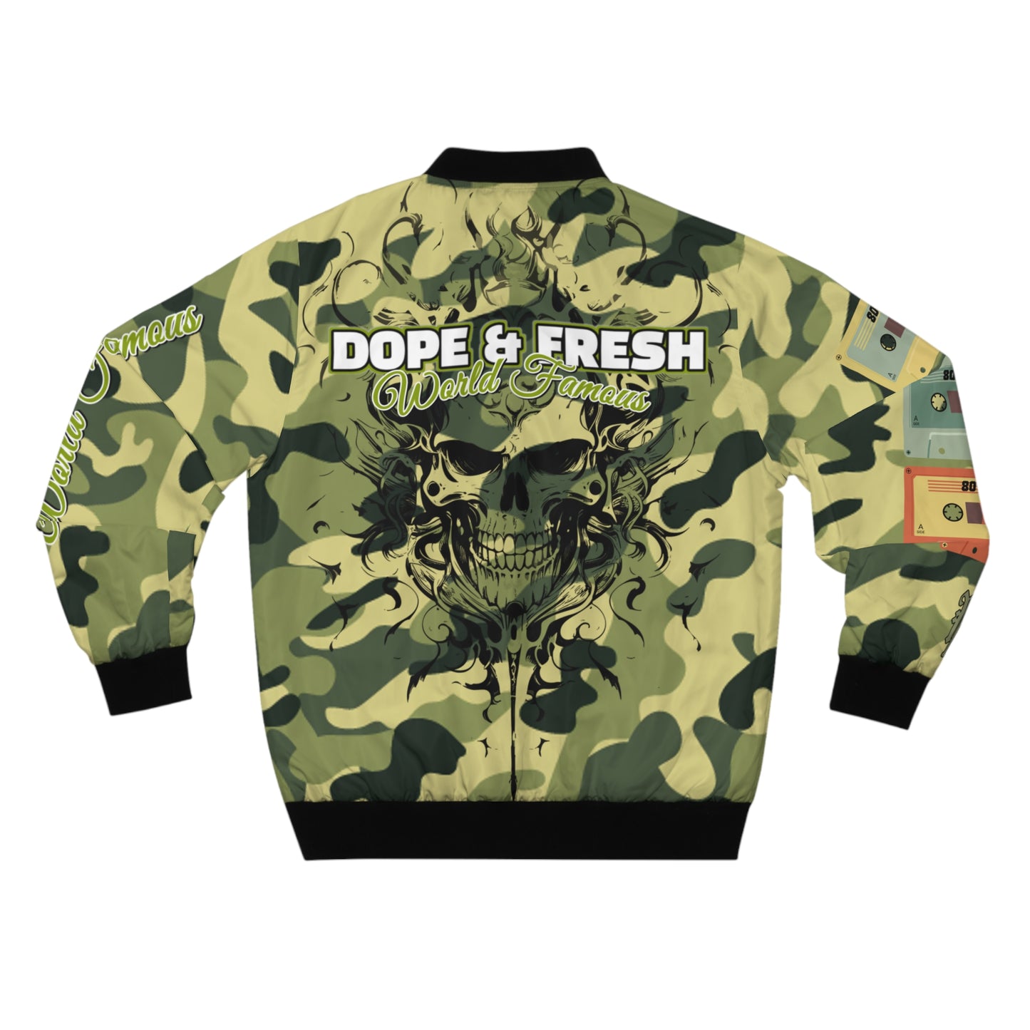 NLB VINTAGE "D&FWF" ×Battalion× Men's Bomber Jacket (AOP) Printify