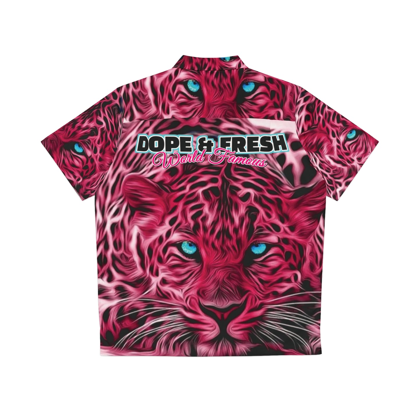 NLB VINTAGE "D&FWF" ×Preyer'sUp× Men's Hawaiian Shirt (AOP) Printify