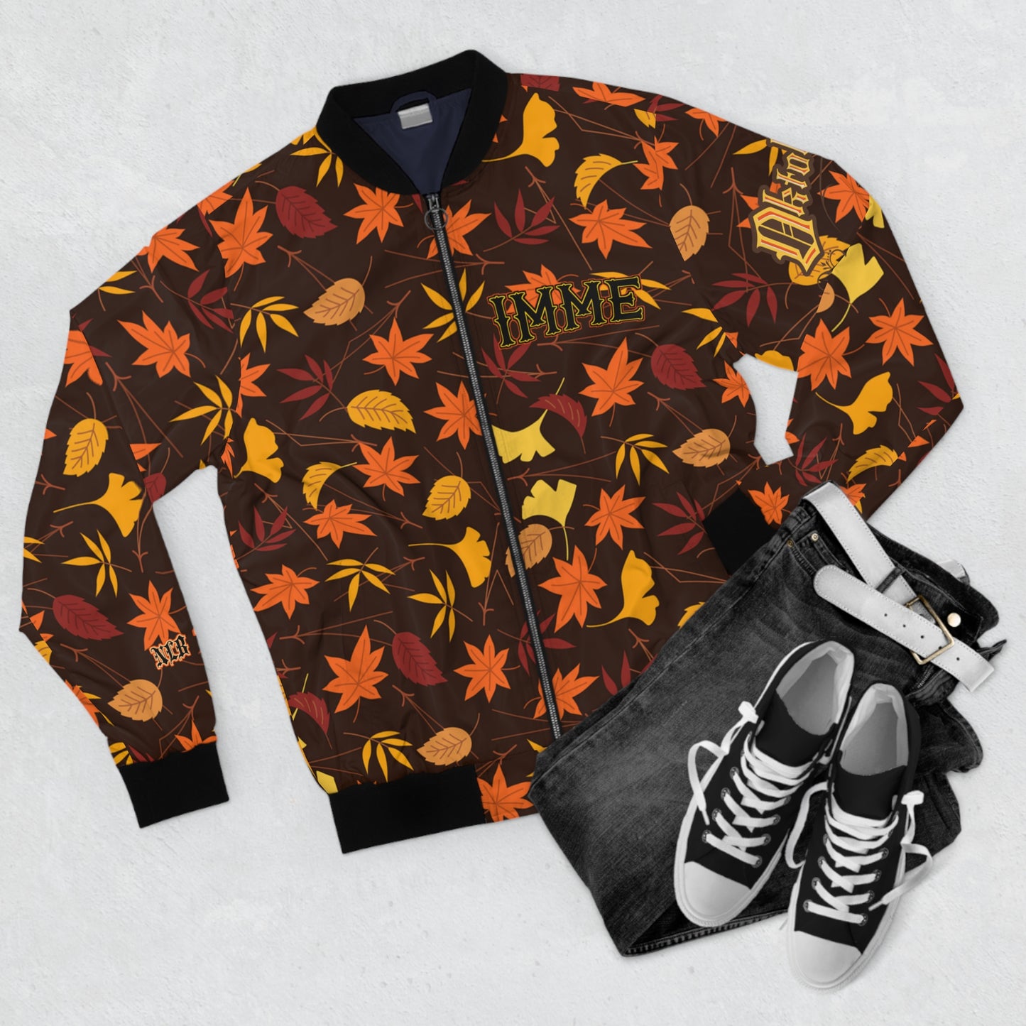 NLB VINTAGE "IMME" ×FALL23× Men's Bomber Jacket (AOP) Printify