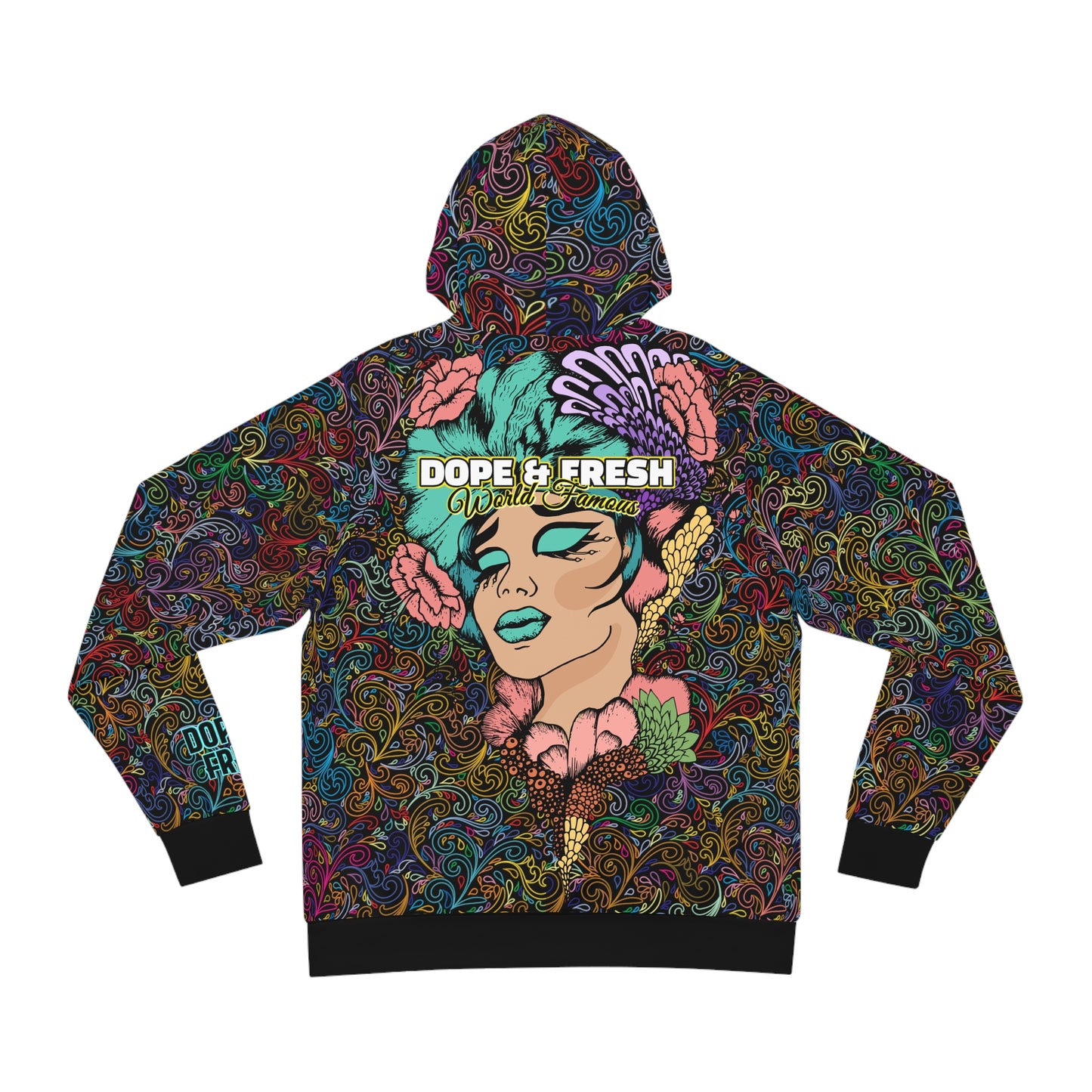 NLB VINTAGE "D&FWF" ×True2× Fashion Hoodie (AOP) Printify