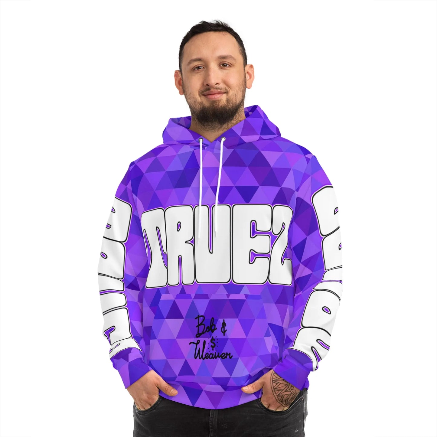 NLB VINTAGE "TRUE2" ×Tribute× Fashion Hoodie (AOP) Printify