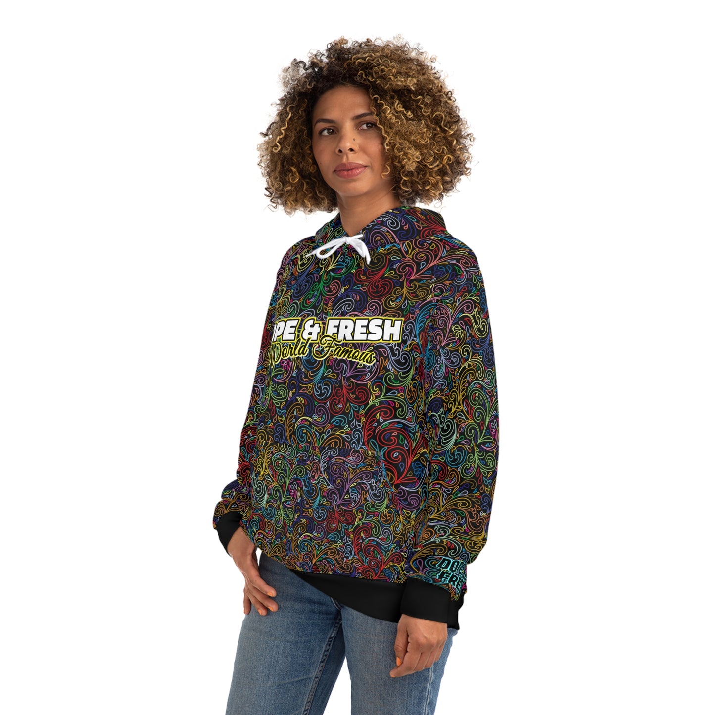 NLB VINTAGE "D&FWF" ×True2× Fashion Hoodie (AOP) Printify