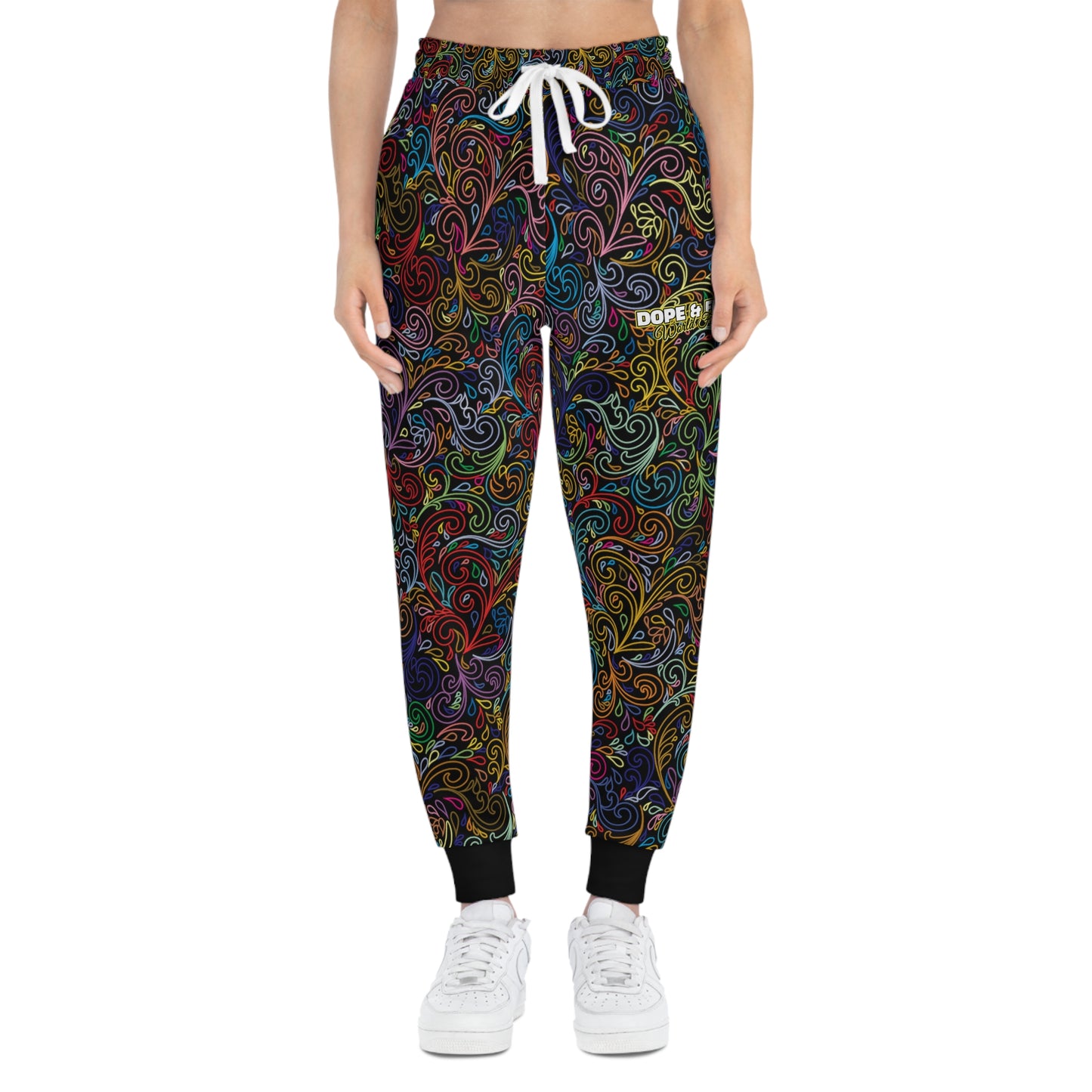 NLB VINTAGE "D&FWF" ×TRUE2× Athletic Joggers (AOP) Printify