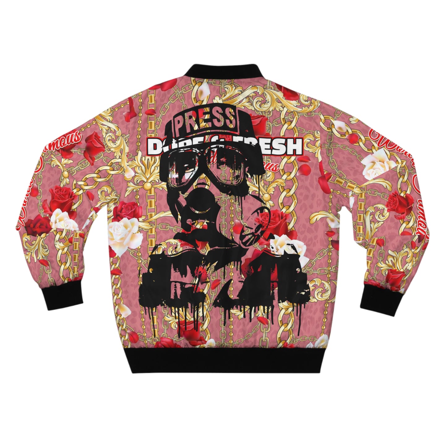 NLB VINTAGE "D&FWF" Men's Bomber Jacket (AOP) Printify