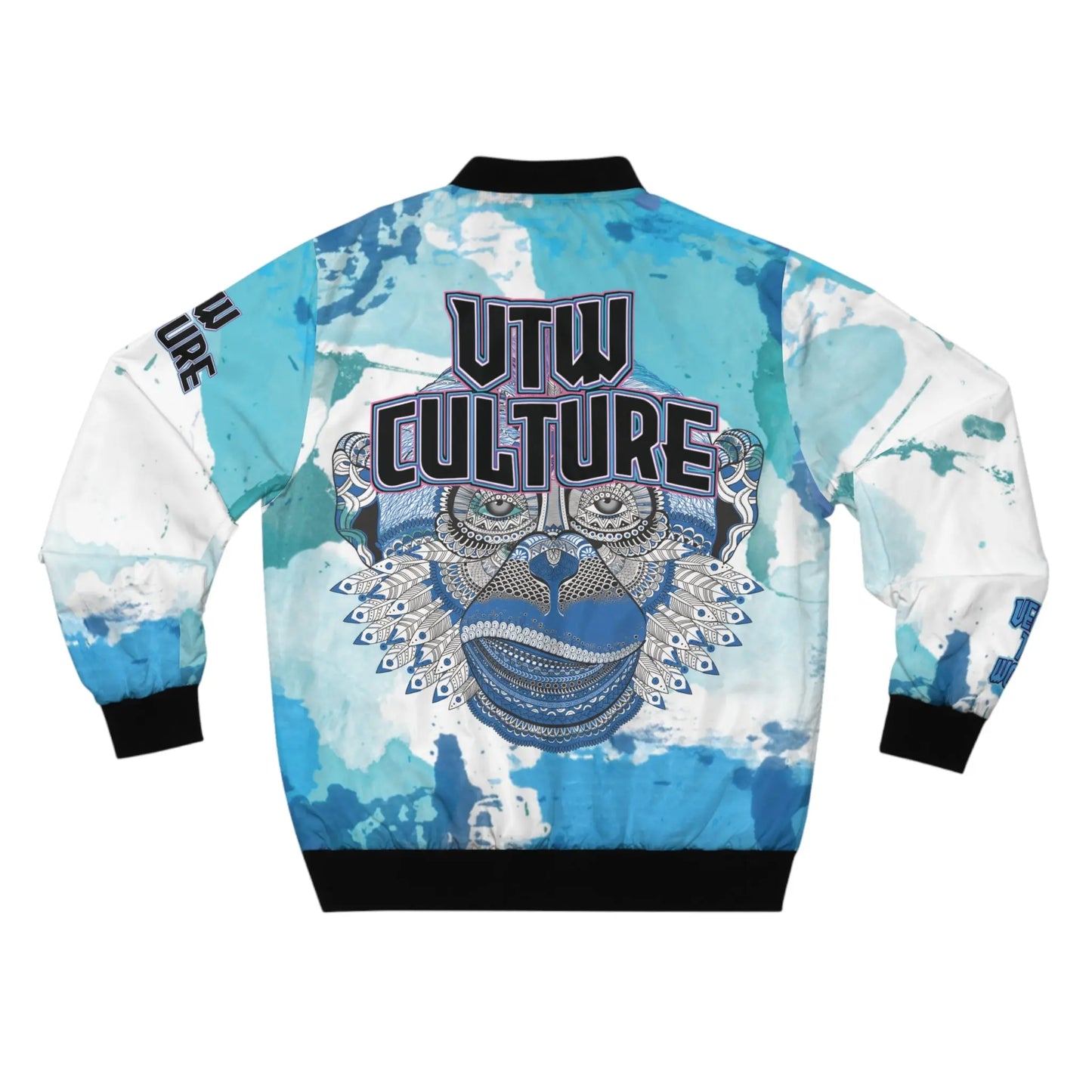 NLB VINTAGE "VTW CULTURE" Men's Bomber Jacket (AOP) Printify