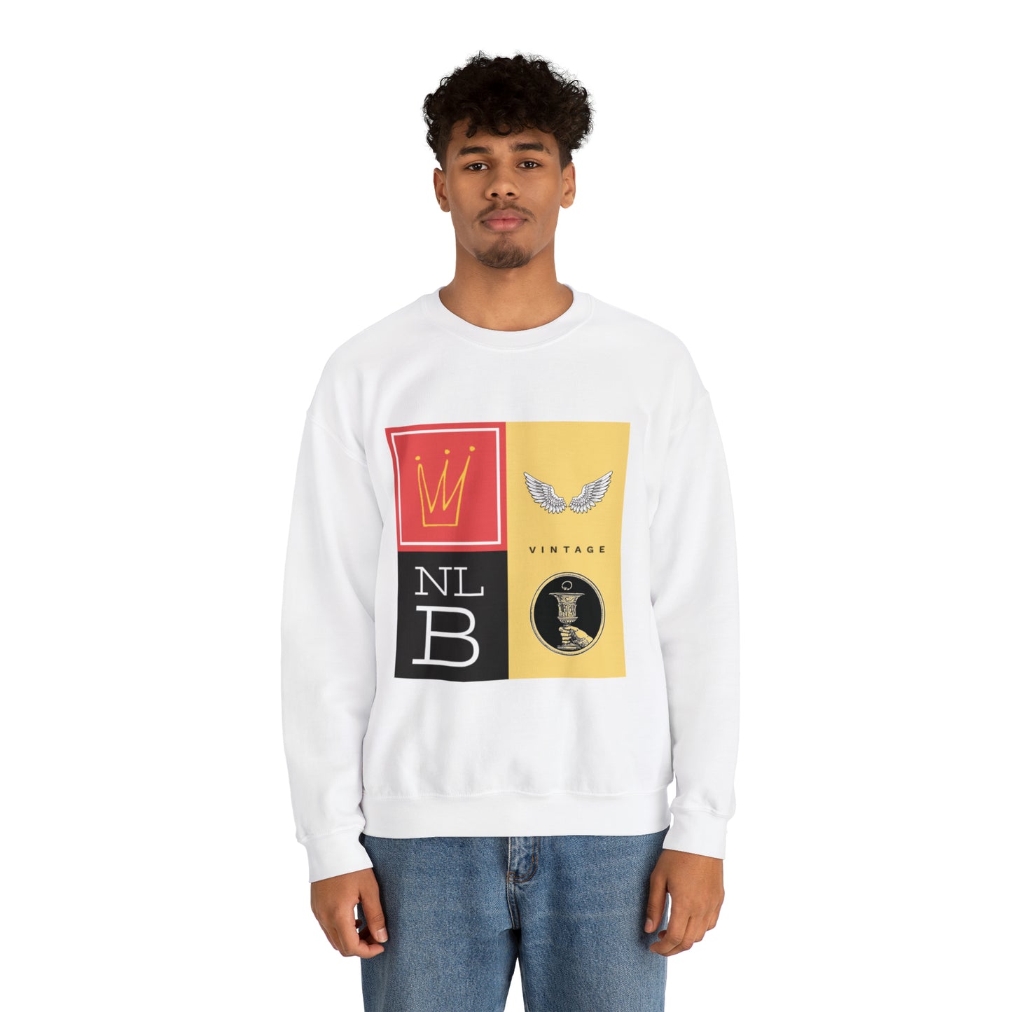 NLB VINTAGE "PRESTIGE" Heavy Blend™ Crewneck Sweatshirt