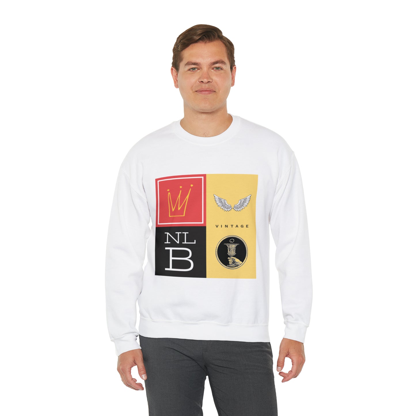 NLB VINTAGE "PRESTIGE" Heavy Blend™ Crewneck Sweatshirt