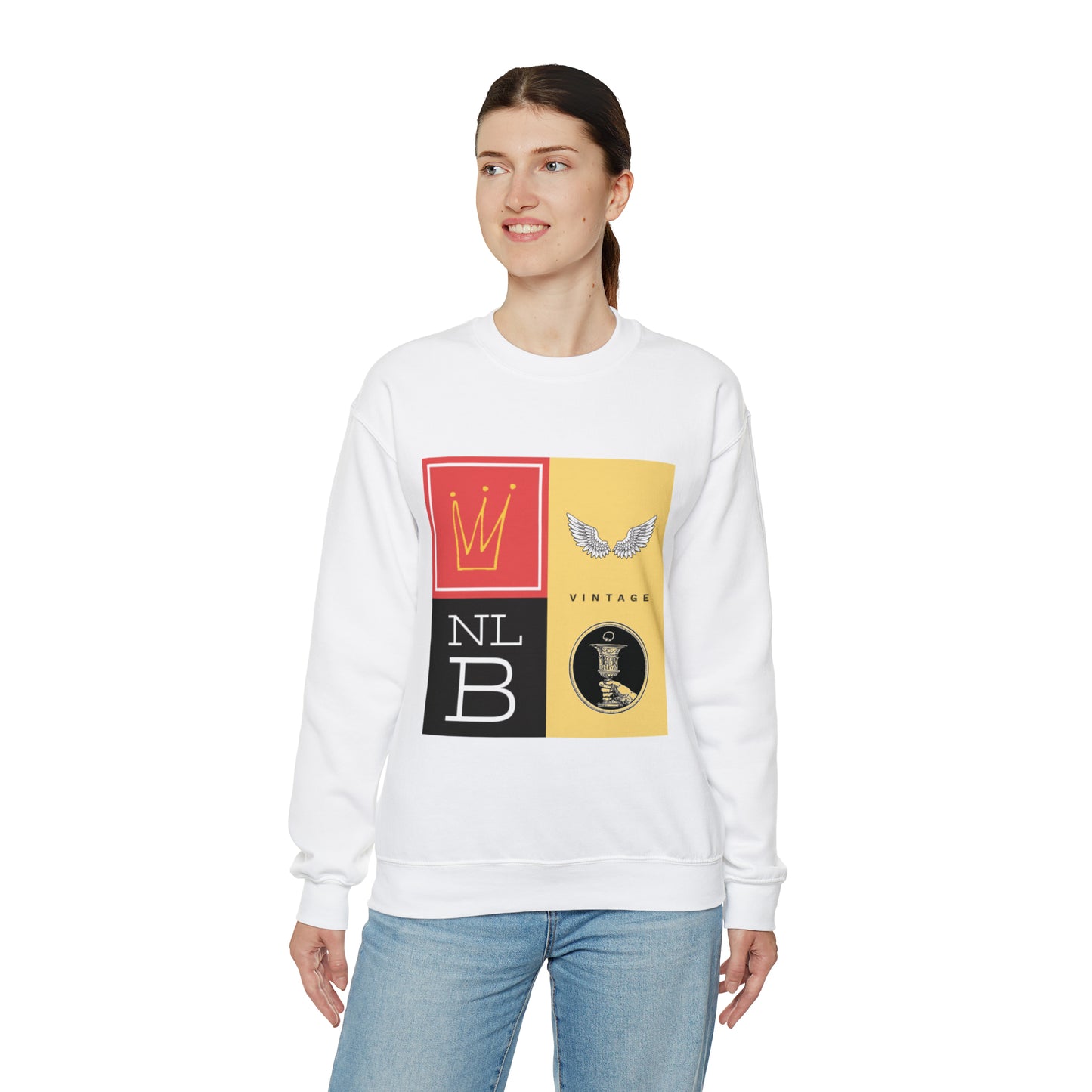 NLB VINTAGE "PRESTIGE" Heavy Blend™ Crewneck Sweatshirt