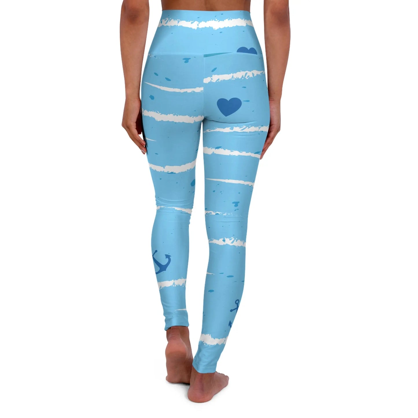 NLB VINTAGE ''STEADY'' High Waisted Yoga Leggings (AOP) - Image #2