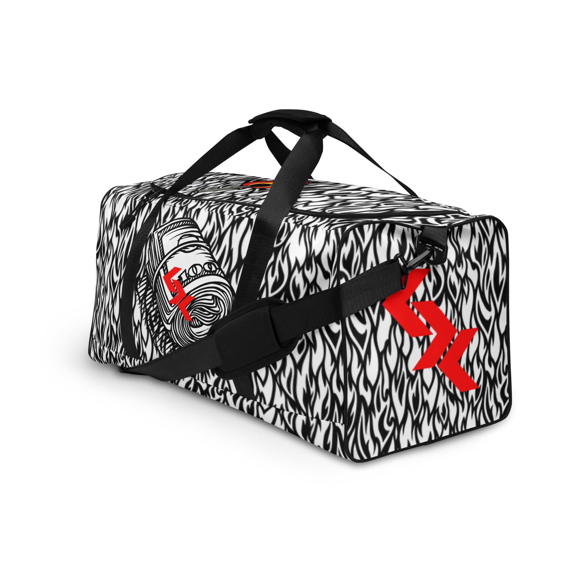 Duffle Bag "Bürnin Mønëy" by NLB VINTAGE NLB VINTAGE