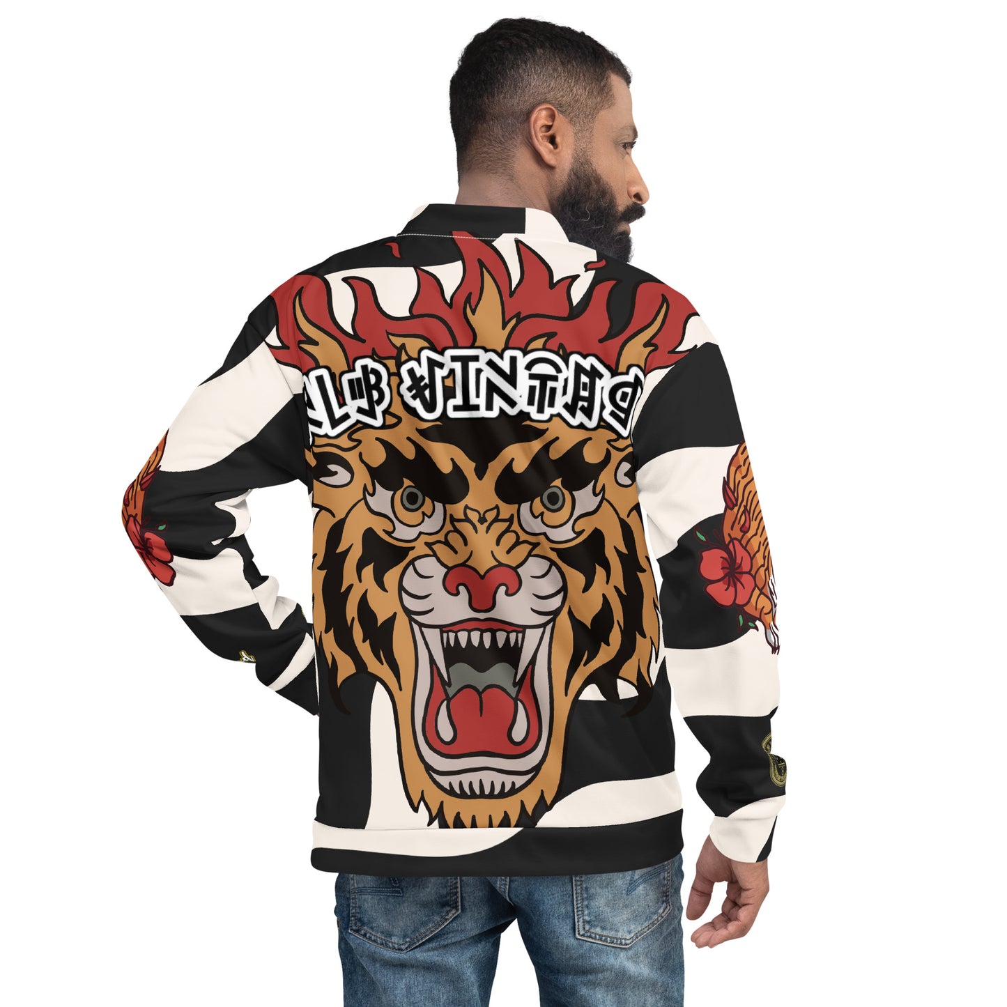 NLB VINTAGE "DFNYRSLF" Unisex Bomber Jacket NLB Vintage