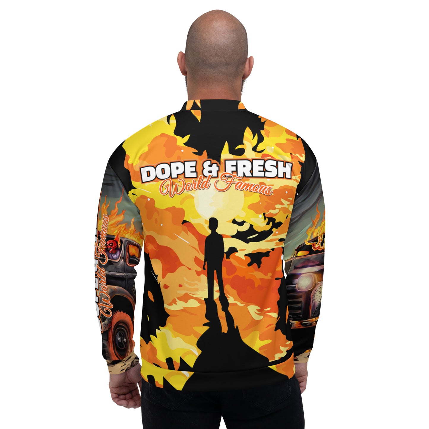 NLB VINTAGE "D&FWF" Unisex Bomber Jacket NLB Vintage