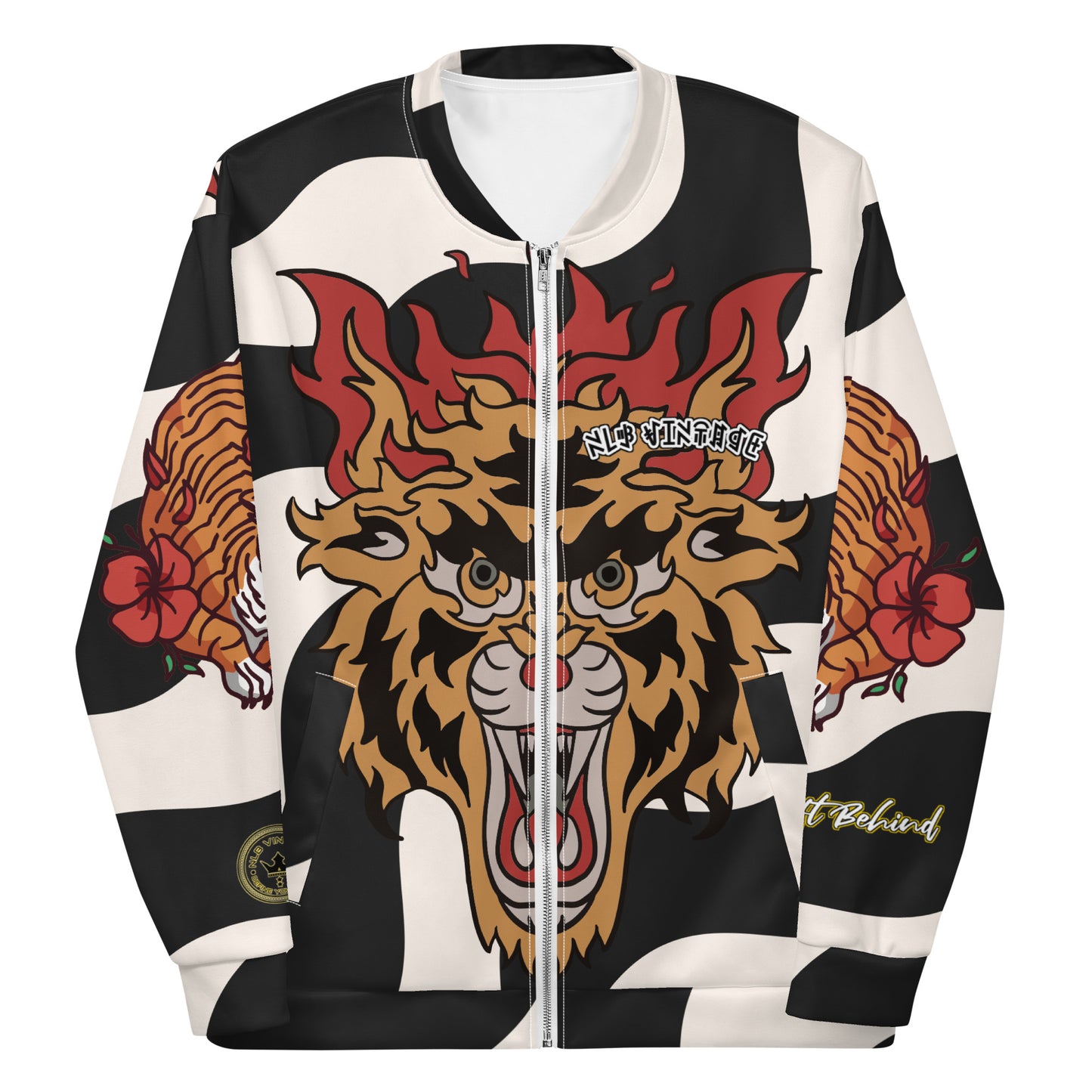 NLB VINTAGE "DFNYRSLF" Unisex Bomber Jacket NLB Vintage