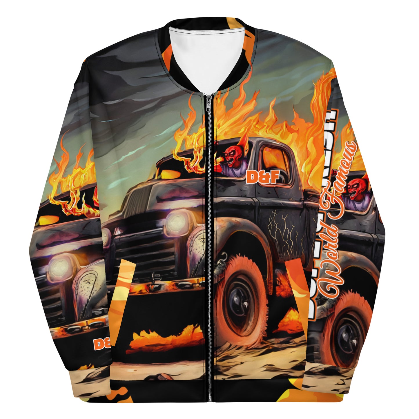 NLB VINTAGE "D&FWF" Unisex Bomber Jacket NLB Vintage