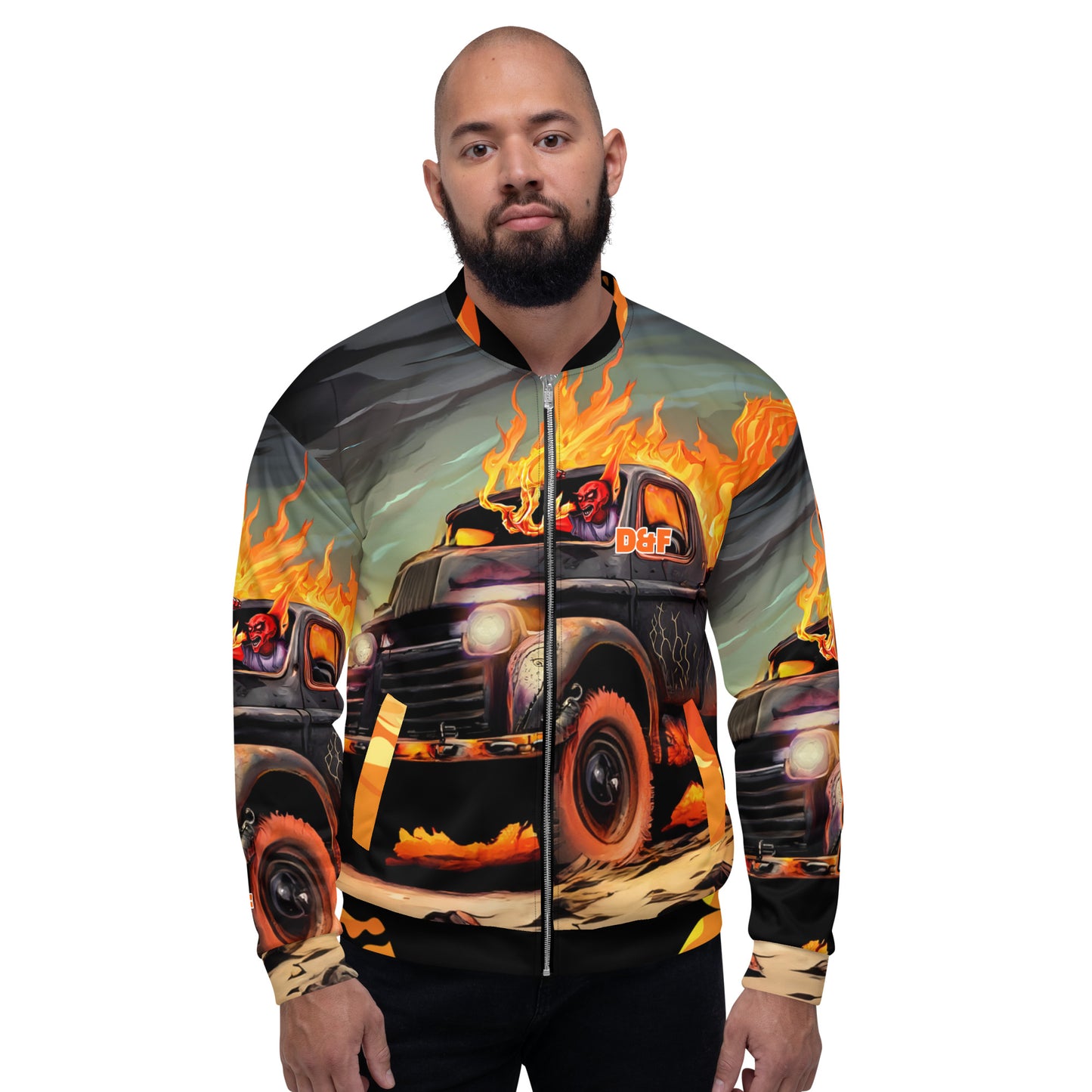 NLB VINTAGE "D&FWF" Unisex Bomber Jacket NLB Vintage