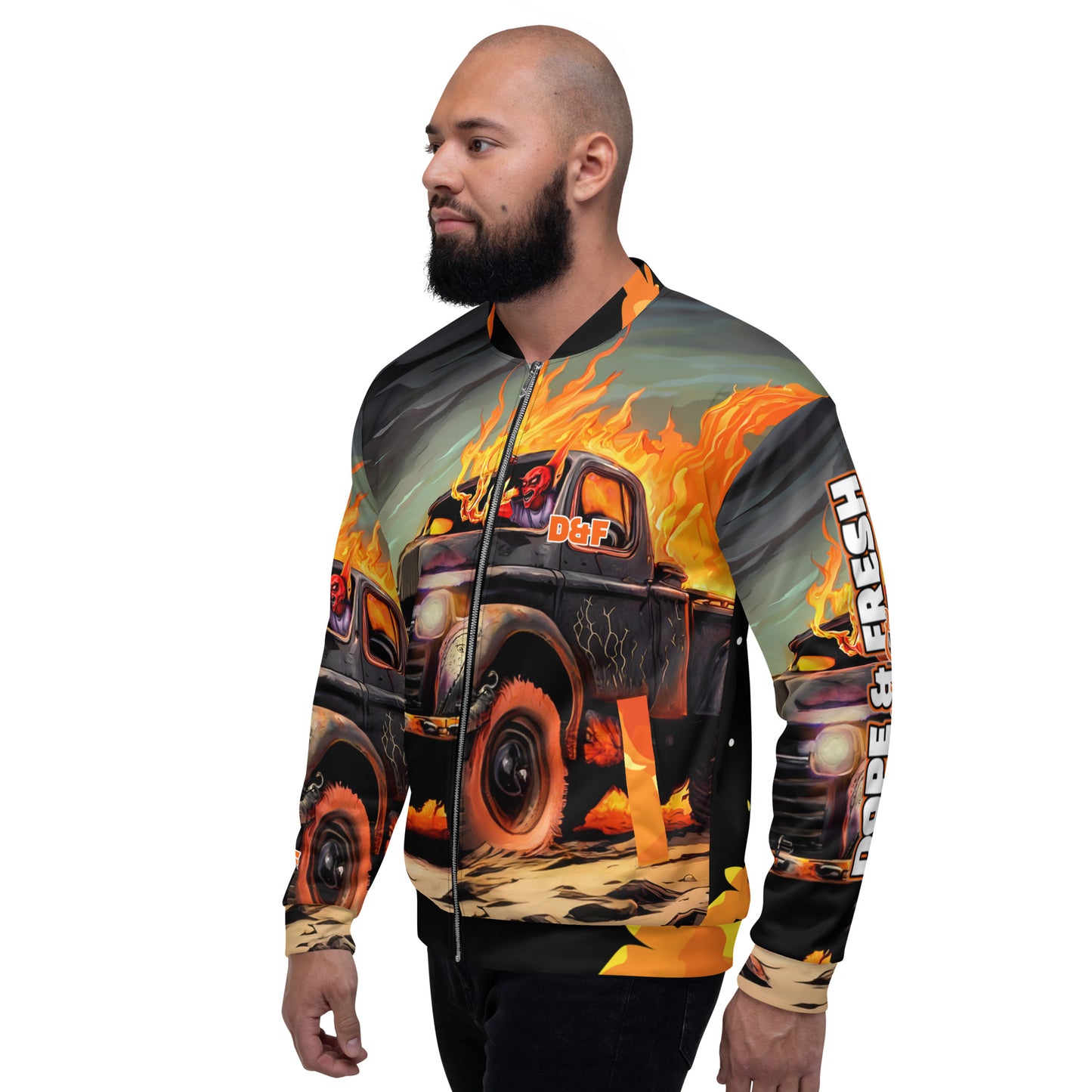 NLB VINTAGE "D&FWF" Unisex Bomber Jacket NLB Vintage