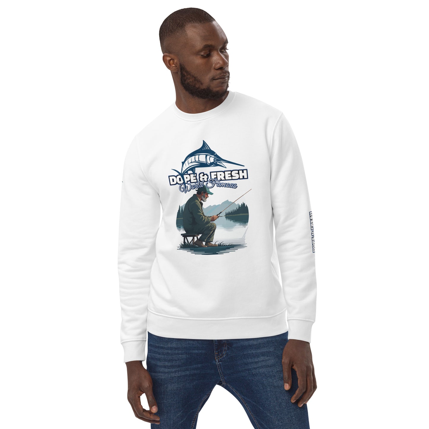 NLB VINTAGE "D&FWF" ×Fisherman× Unisex eco sweatshirt NLB Vintage