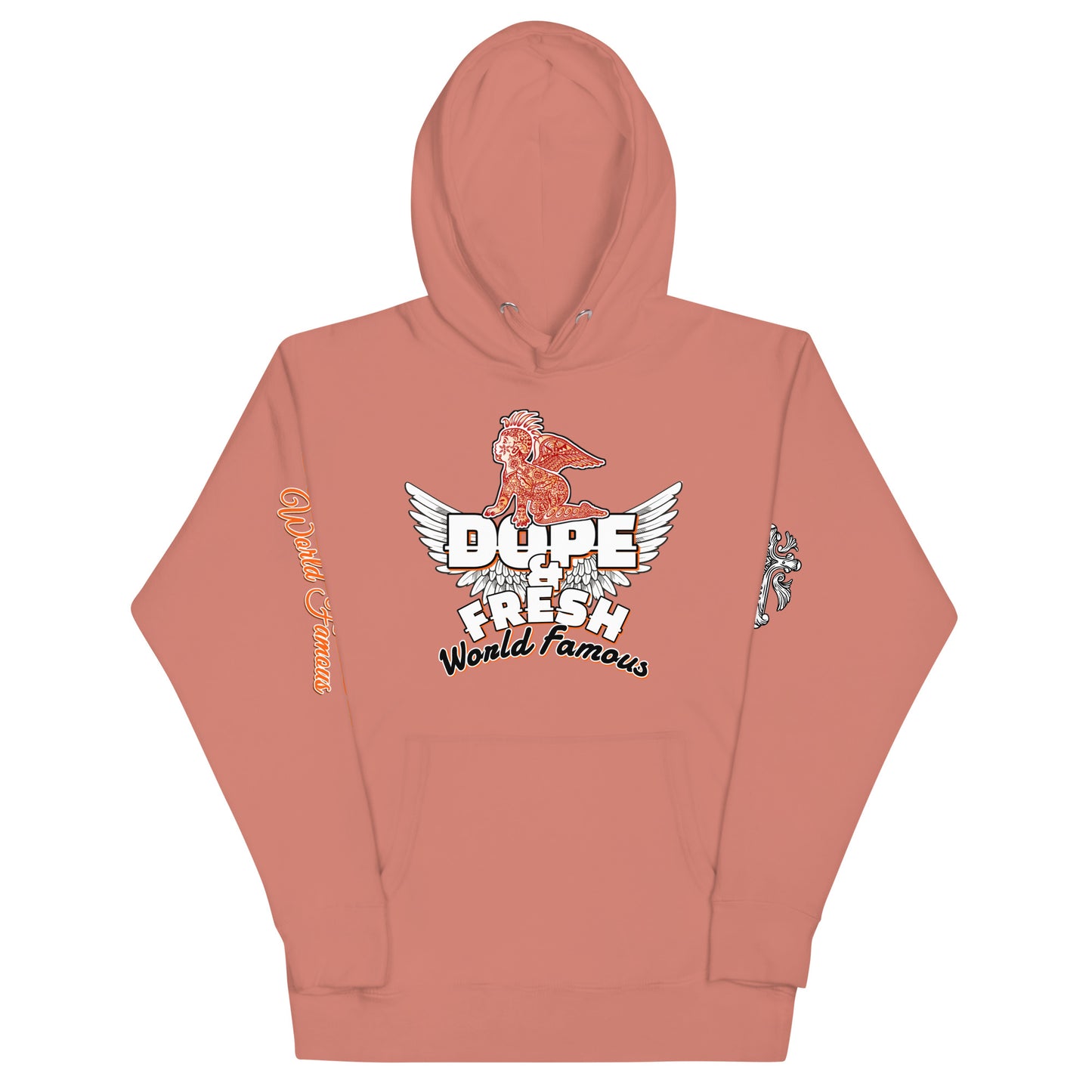 NLB VINTAGE "D&FWF" ×ANGELS× Unisex Hoodie NLB Vintage
