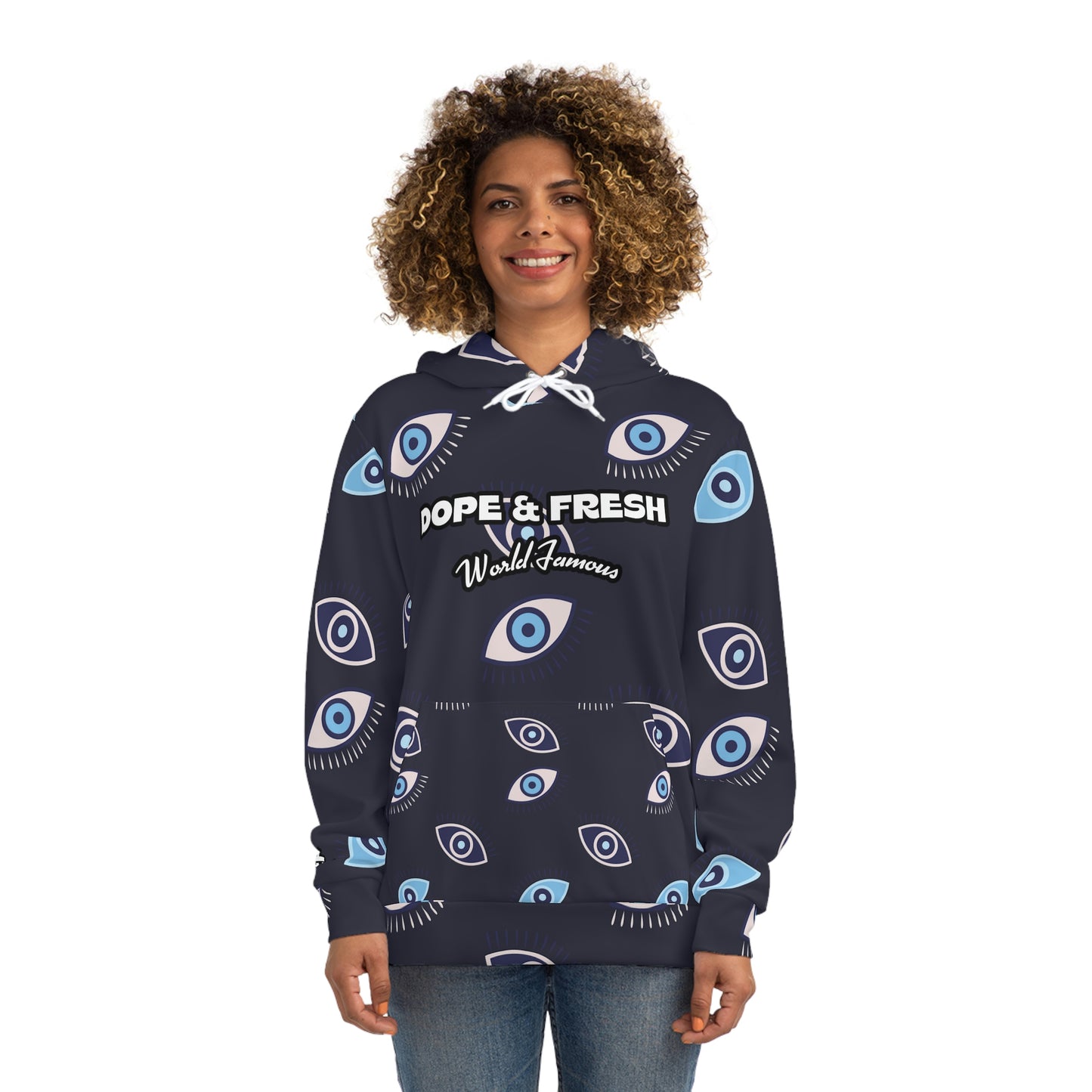 NLB VINTAGE "D&FWF" Fashion Hoodie (AOP) Printify
