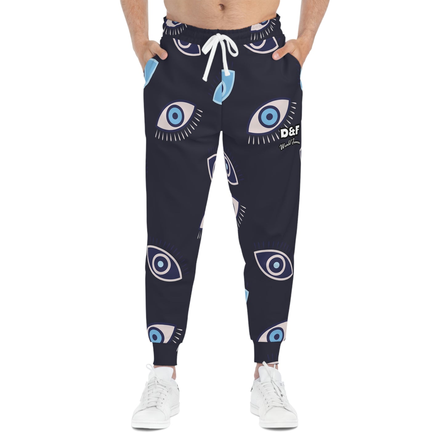 NLB VINTAGE "D&FWF" Athletic Joggers (AOP) Printify