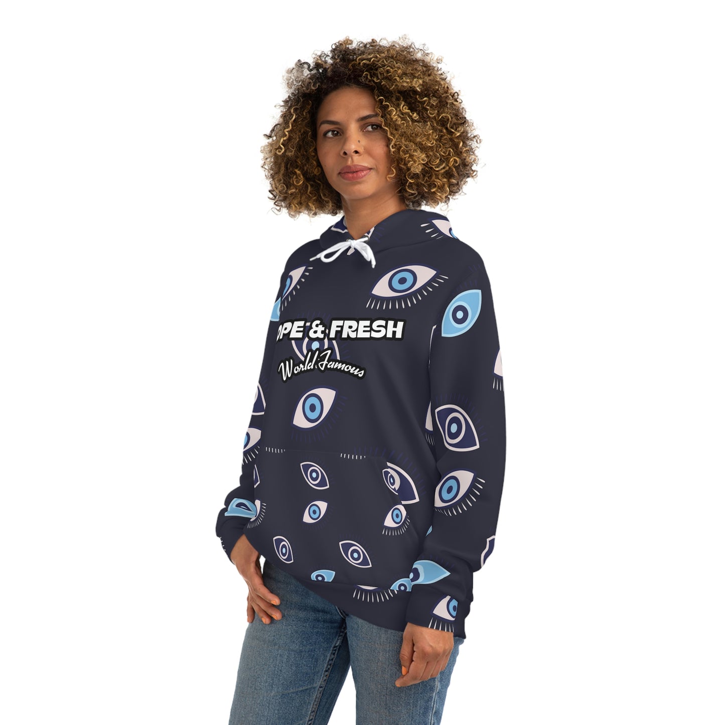 NLB VINTAGE "D&FWF" Fashion Hoodie (AOP) Printify