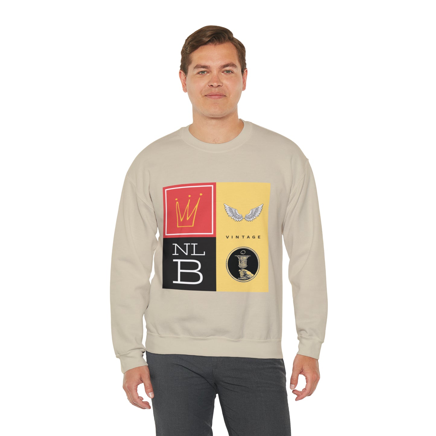 NLB VINTAGE "PRESTIGE" Heavy Blend™ Crewneck Sweatshirt