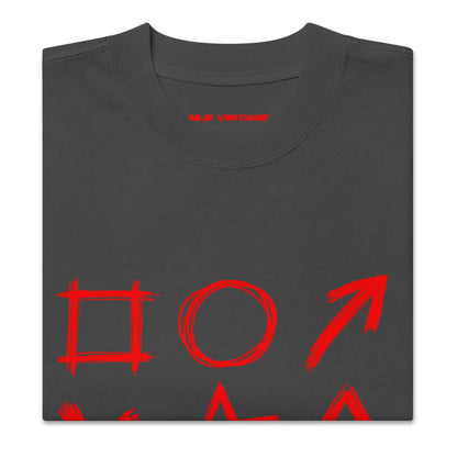 Oversized faded t-shirt by NLB VINTAGE "SILO X" NLB VINTAGE