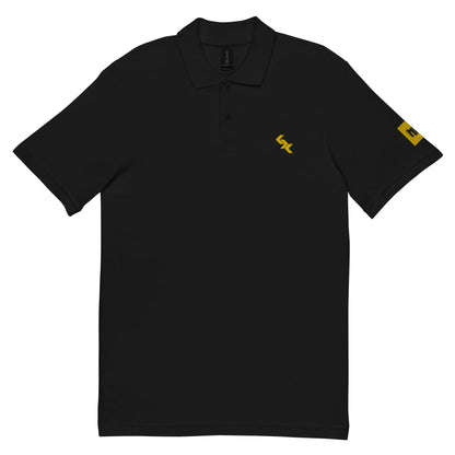 Unisex pique polo shirt "YELLOW LABEL" by NLB VINTAGE NLB VINTAGE