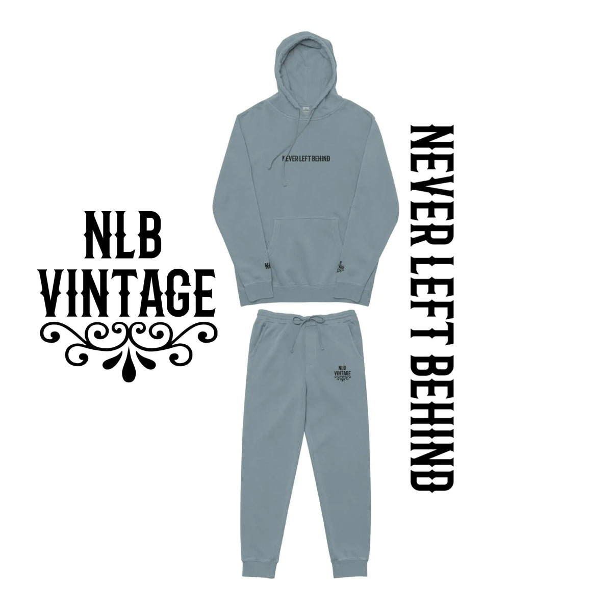 "NEVER LEFT BEHIND" Sweatsuit bundle by NLB VINTAGE NLB VINTAGE