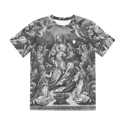 NLB VINTAGE "DEMONIO" Men's Polyester Tee (AOP) Printify